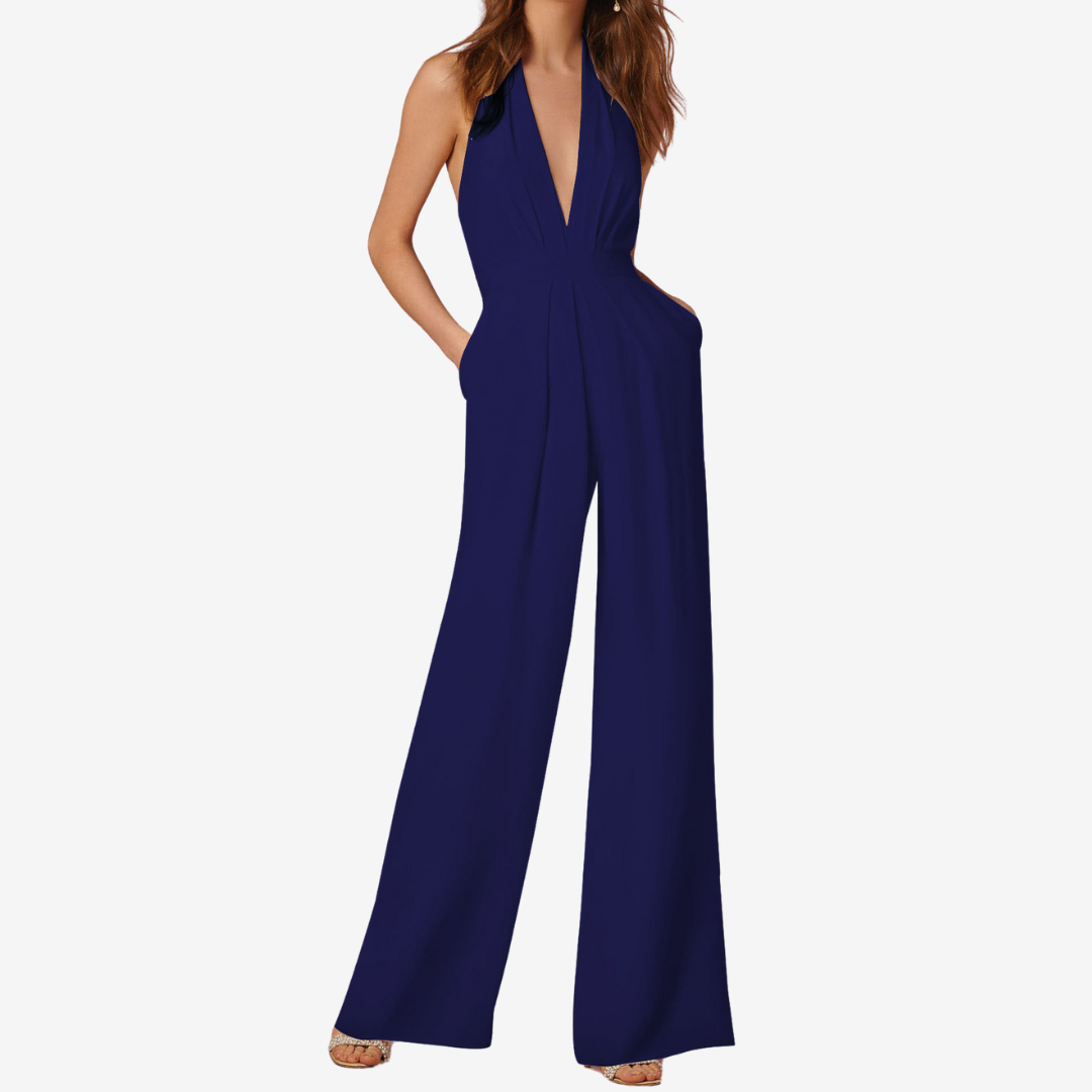 Mirella™ jumpsuit met wijde pijpen