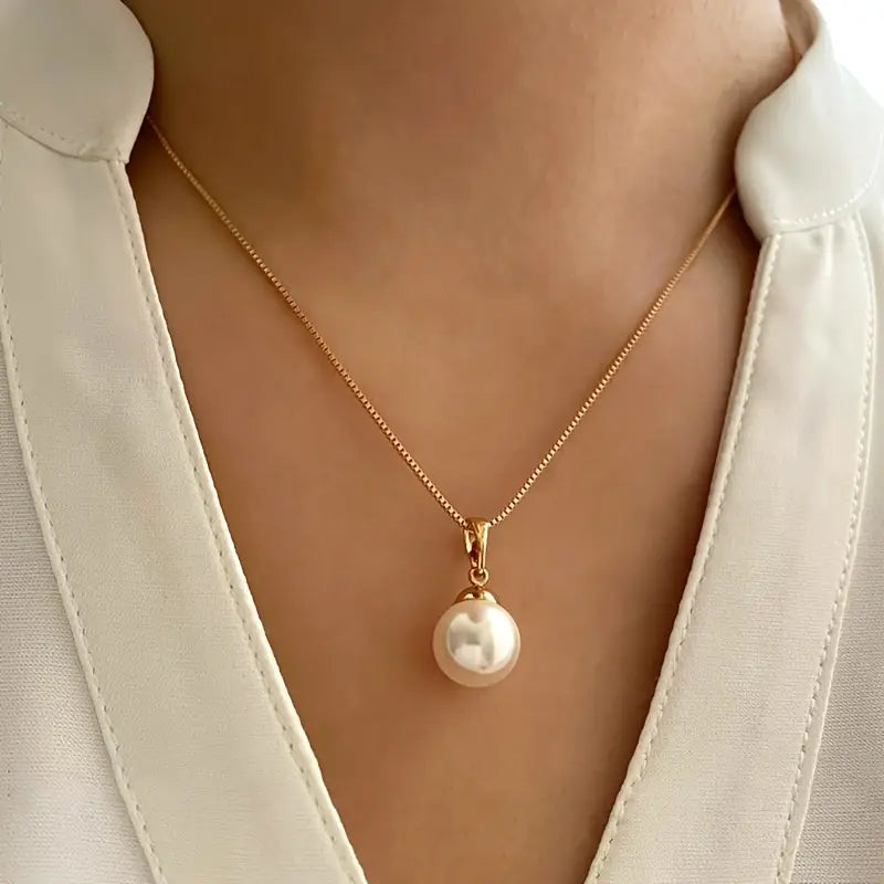 Elegantes anmutiges Perlen-Halsketten-Set