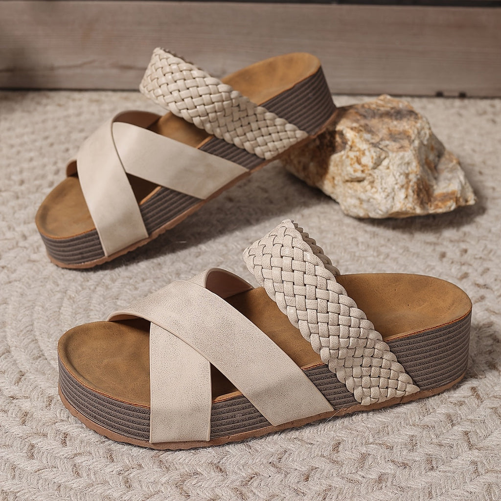 Elegante Geflochtene Sandalen von Valérie