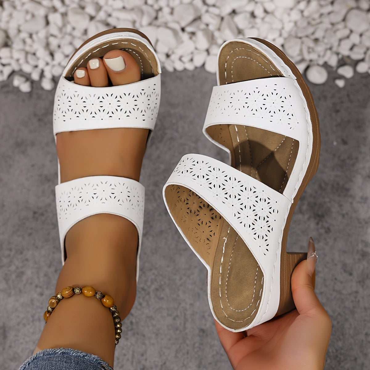 Virginie Elegante Komfortsandalen