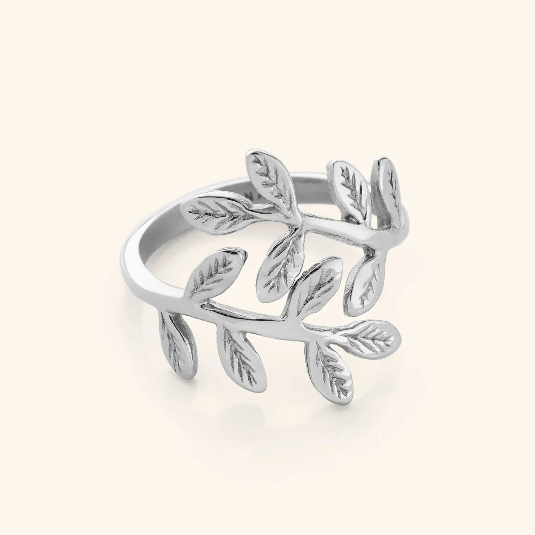 Liora™ - Eleganter Ring mit Olivenblatt-Motiv