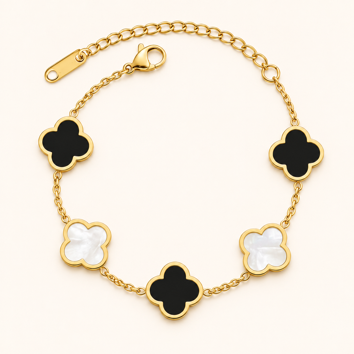 Zaralina™ - Elegantes Armband mit Kleeblatt-Motiv