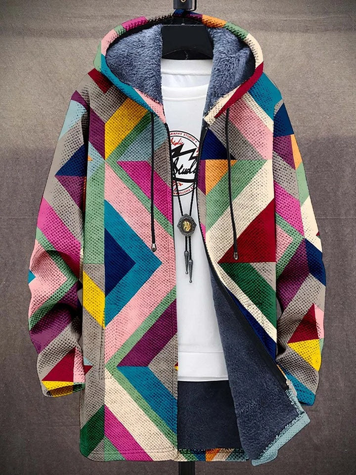 Aria™ - Luxe, op kunst geïnspireerde hoodie met rits