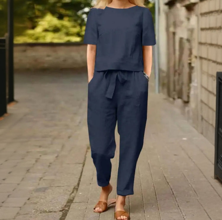 Alessa™ | Stijlvolle blouse en broek set