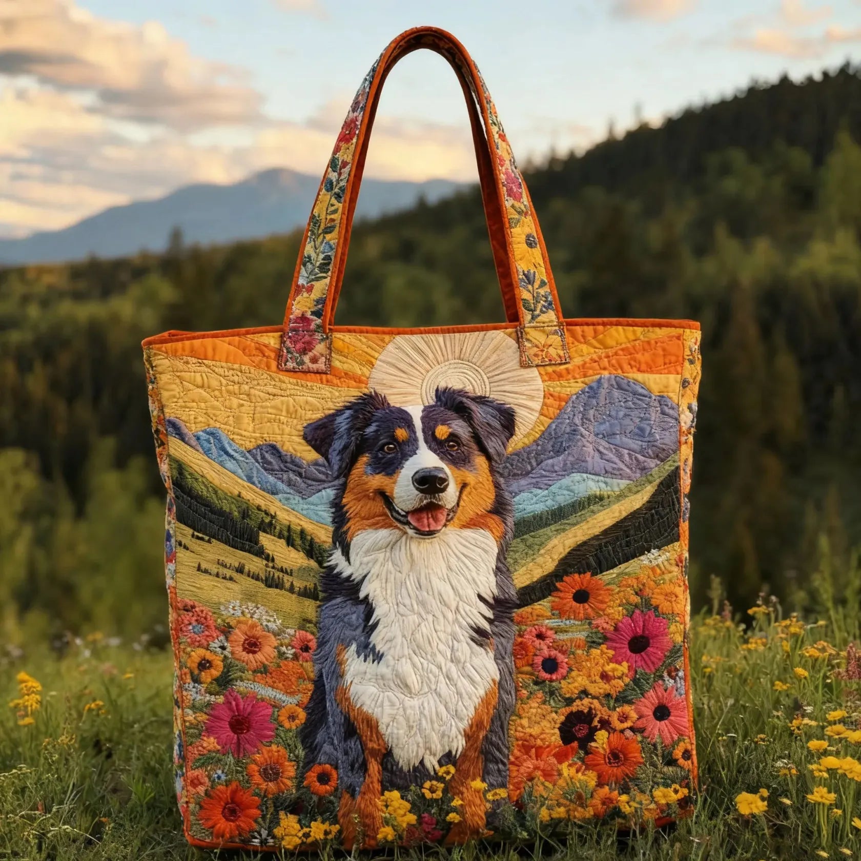 Prato Montano-metgezel | Handgemaakte gewatteerde crossbodytas