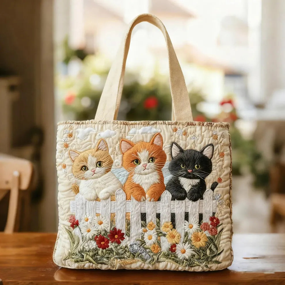 Handgemaakte gewatteerde tas | Tuinkatjes