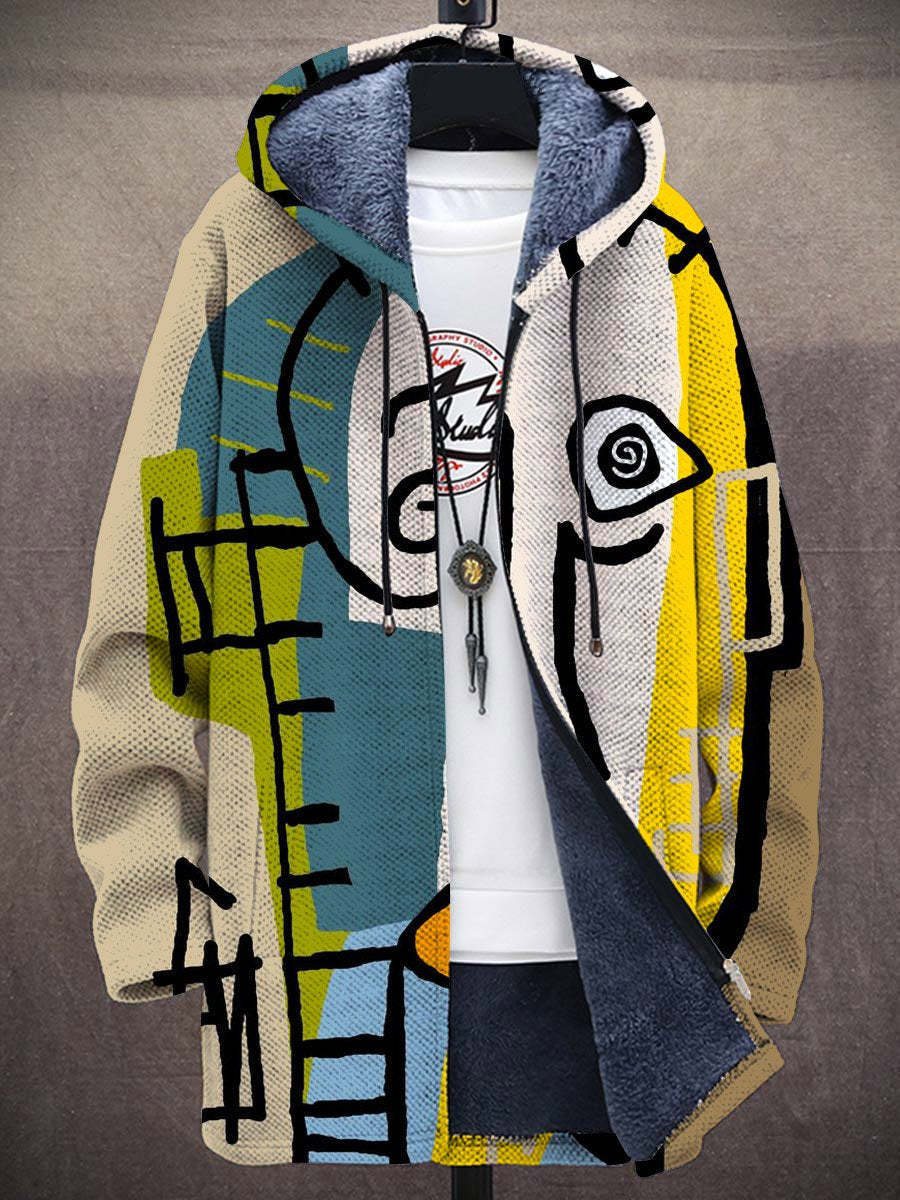 Bindi™ - Luxe, op kunst geïnspireerde hoodie met rits