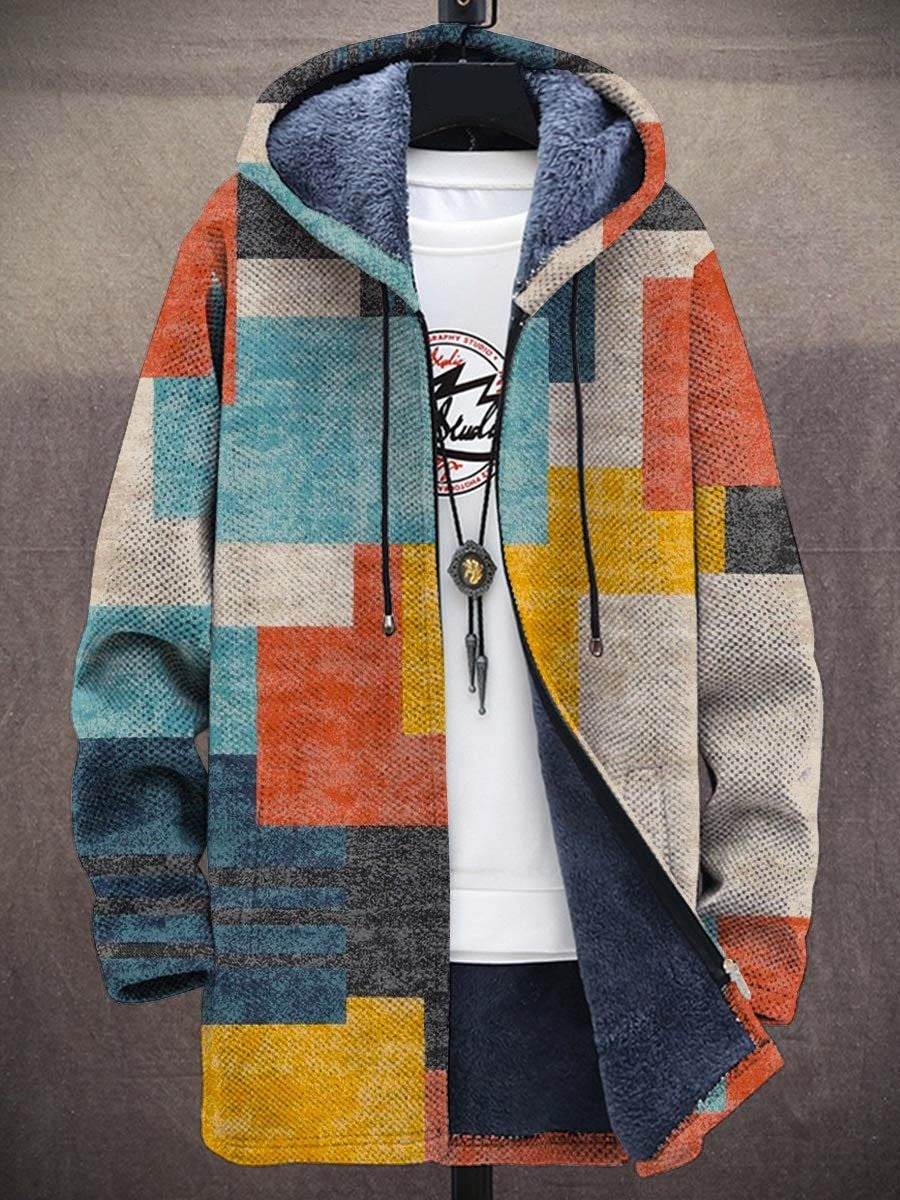 Bronte™ - Luxe, op kunst geïnspireerde hoodie met rits