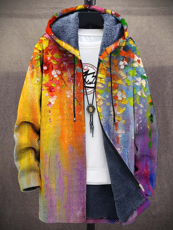 Bronte™ - Luxe, op kunst geïnspireerde hoodie met rits