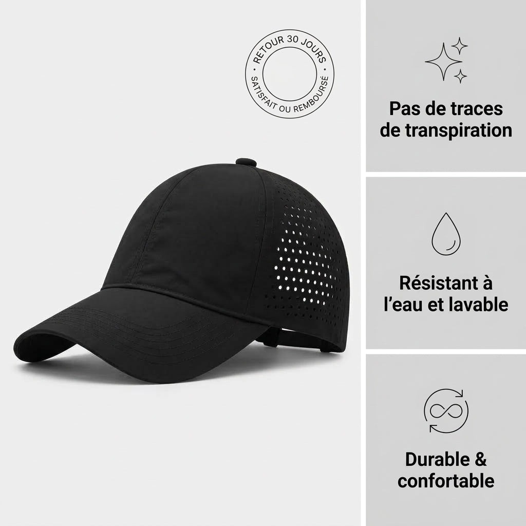 Die Cap ohne Schweißflecken