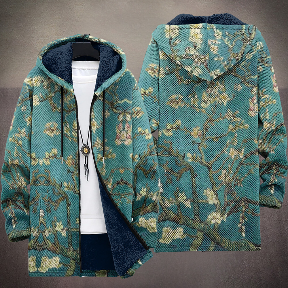 Celine™ - Luxe kunstgeïnspireerde jas met capuchon en ritssluiting