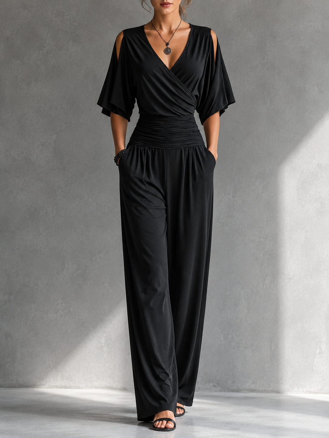 Alessia™ | Eleganter Jumpsuit mit Offenen Schultern