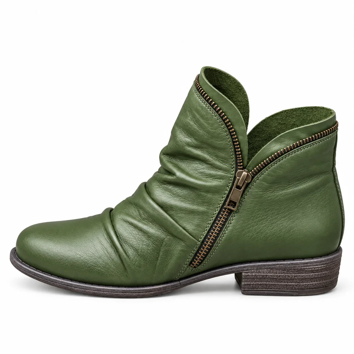 Elviera™ | Elegante Leder-Stiefeletten.