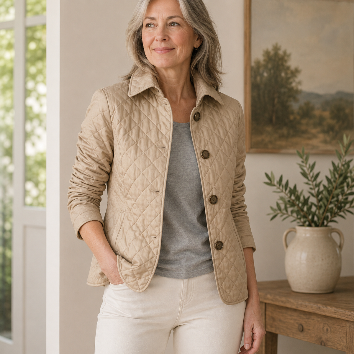 ÉLÉNA | Elegante Steppjacke