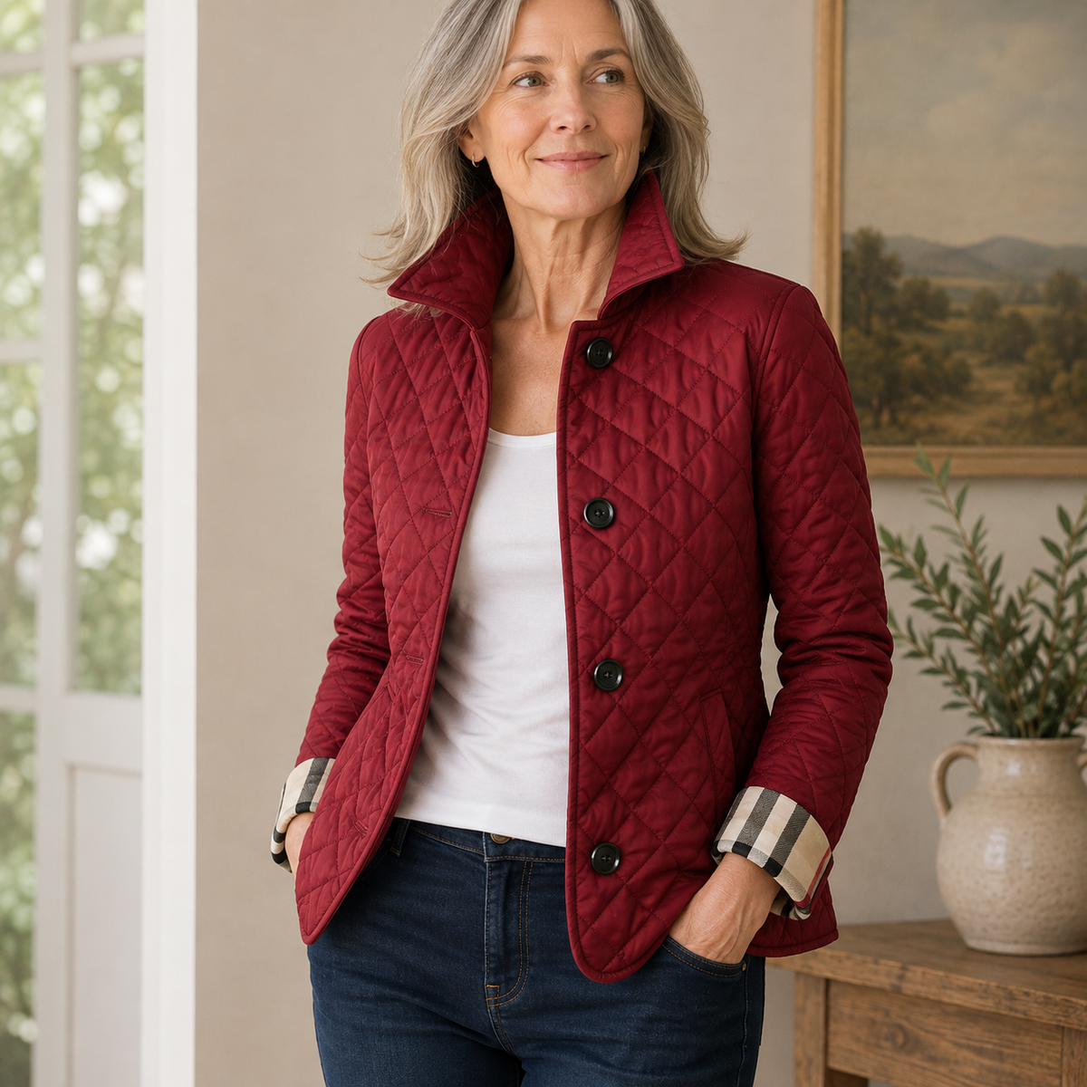 ÉLÉNA | Elegante Steppjacke