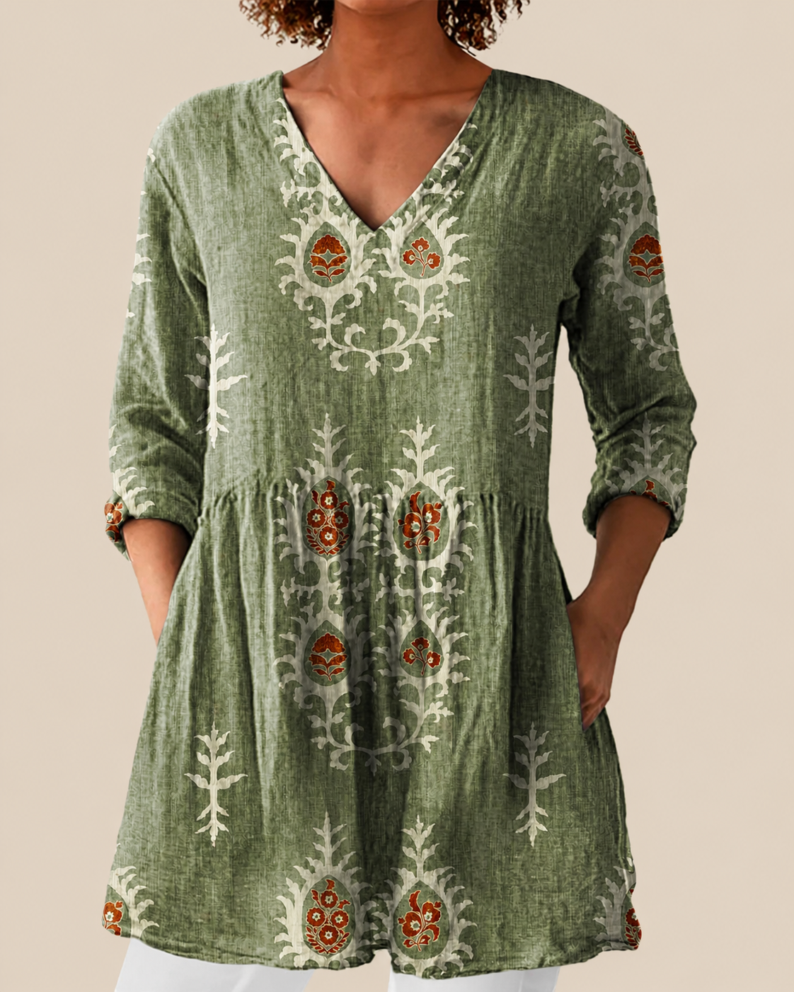 Blair | Lange Bluse mit auffälligem Design