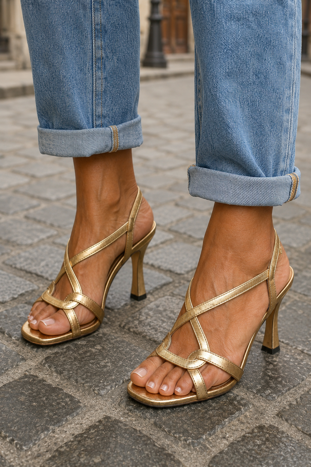 Elisabetta | Goldene Sandalen für einen zauberhaften Sommer