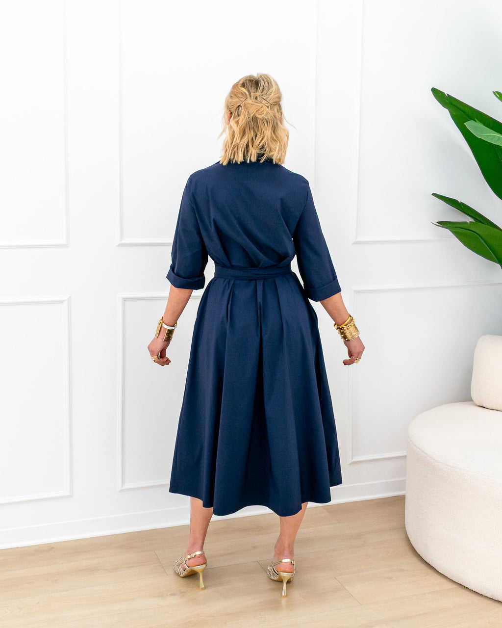 Valeria blauwe jurk