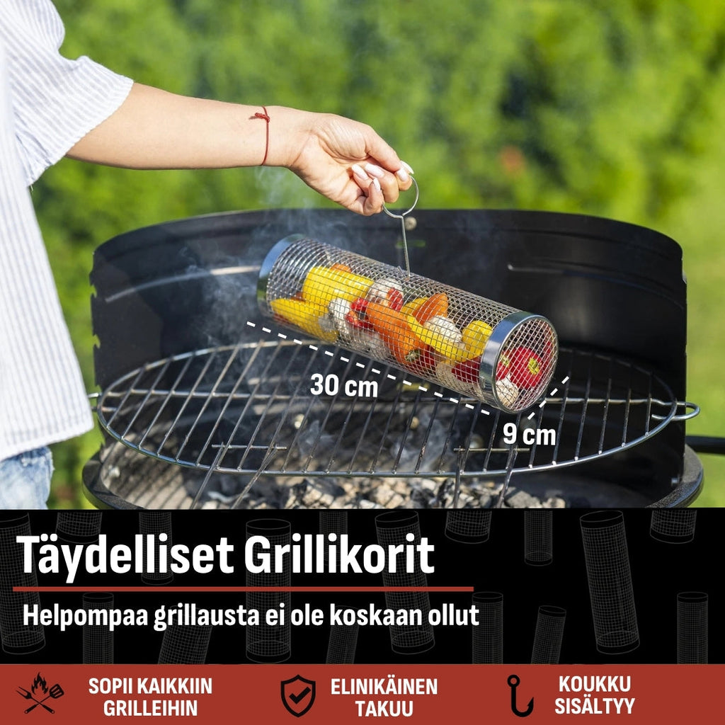 Edelstahl Grillkorb Pro – Perfekt grillen ohne Anhaften