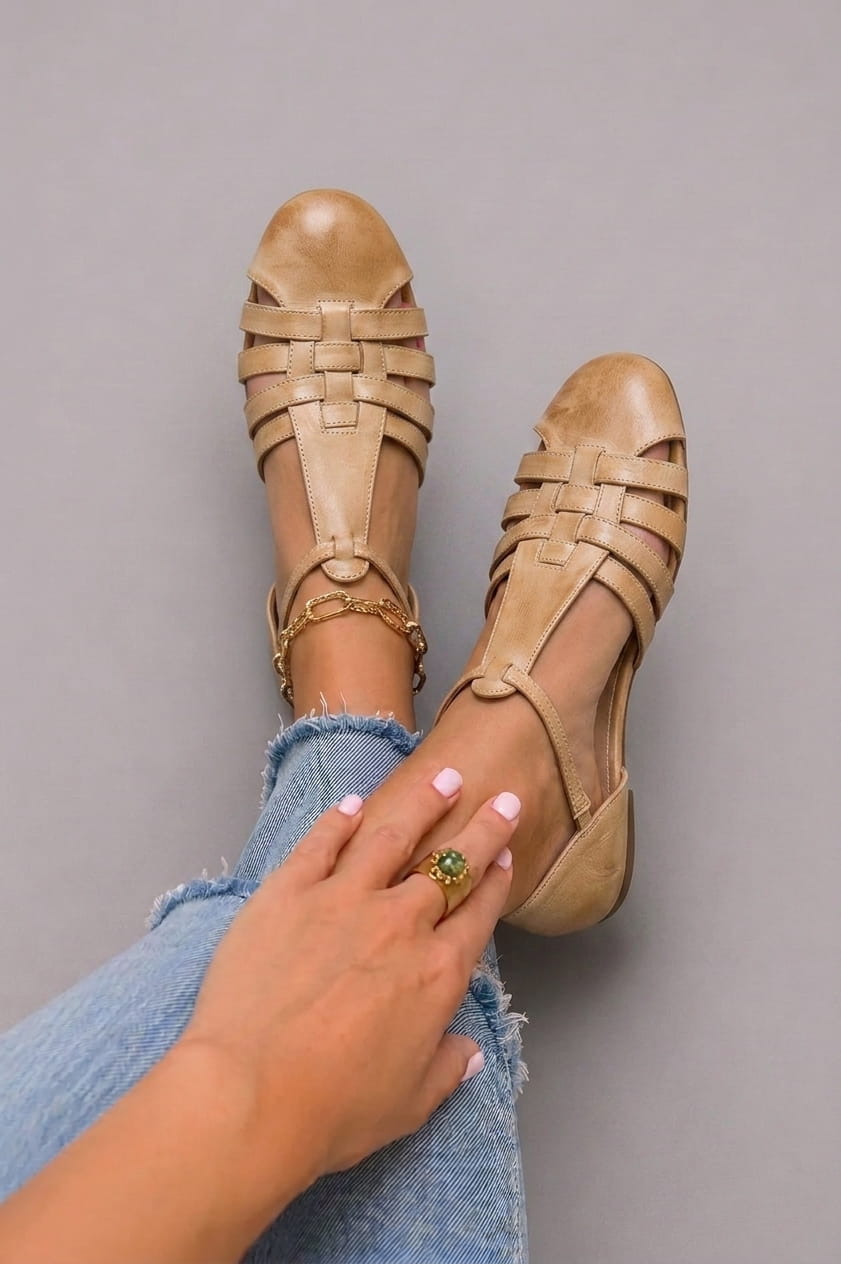 Solene - Leder Ballerinas mit orthopädischer Unterstützung