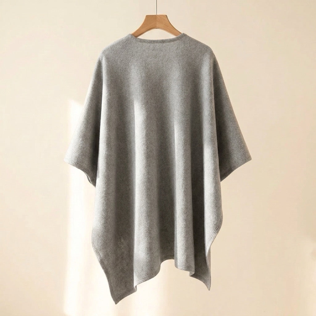 Eleganter Poncho-Schal