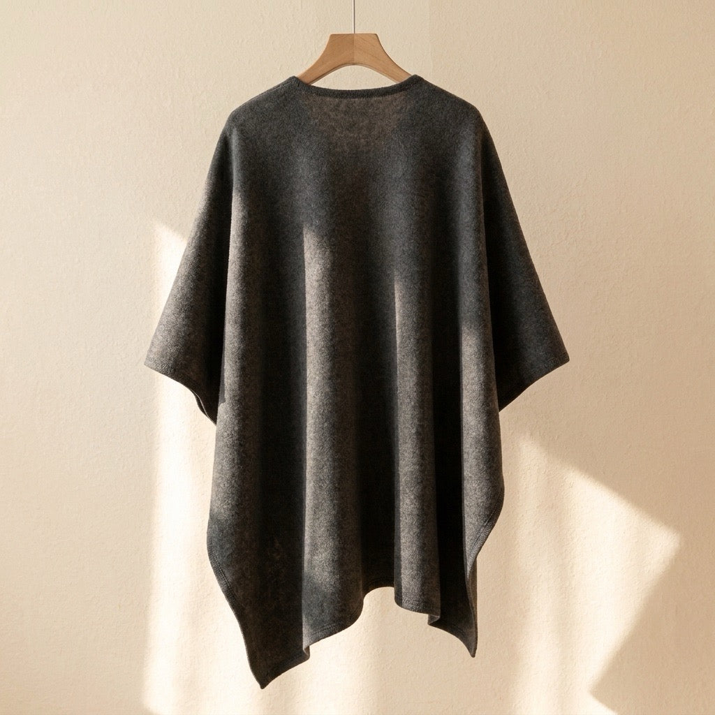 Eleganter Poncho-Schal