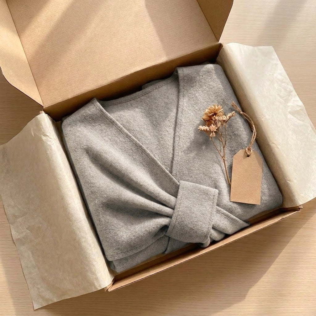 Eleganter Poncho-Schal