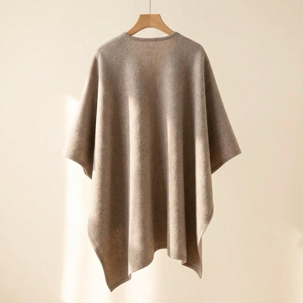 Eleganter Poncho-Schal