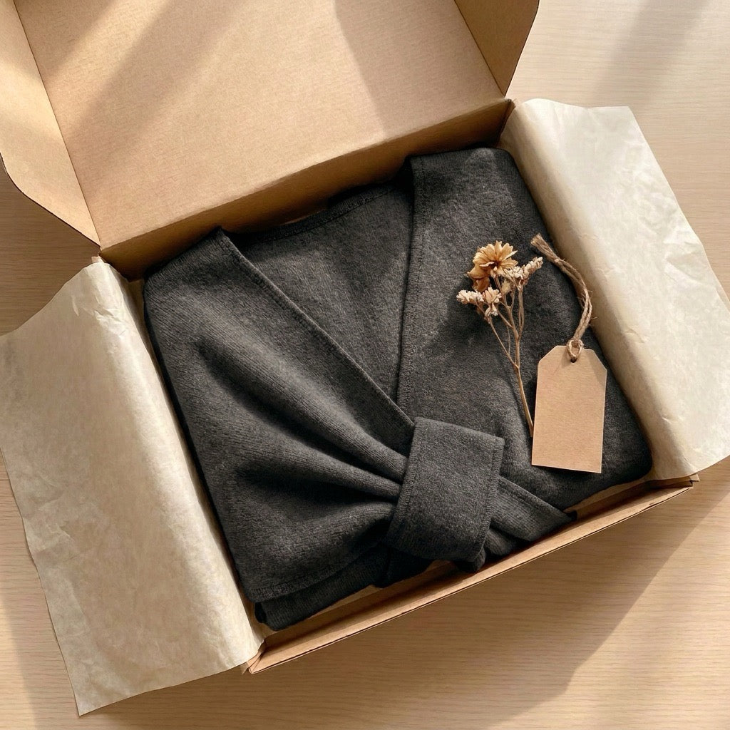 Eleganter Poncho-Schal