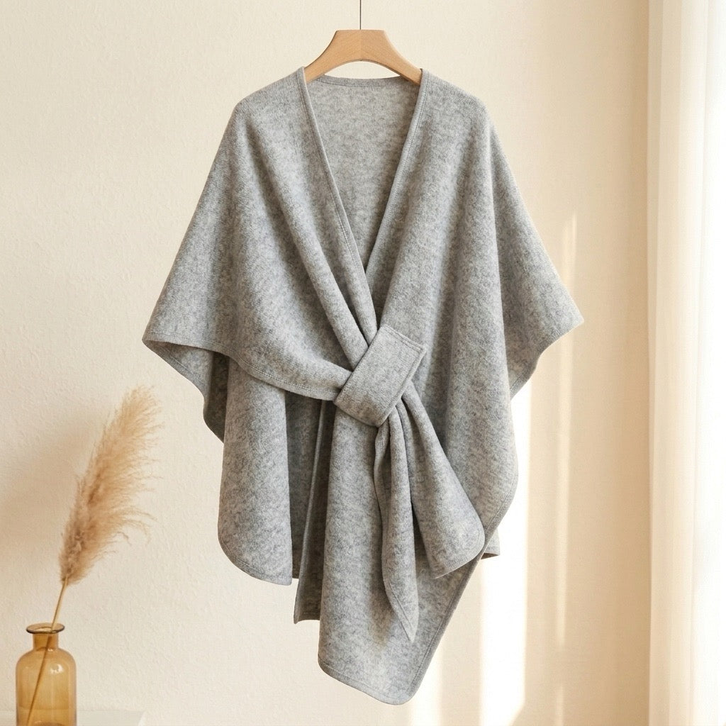 Eleganter Poncho-Schal