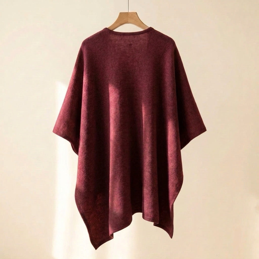 Eleganter Poncho-Schal