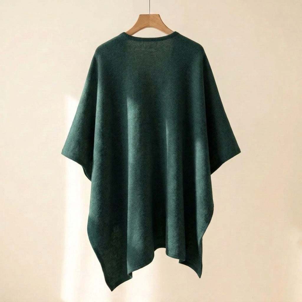 Eleganter Poncho-Schal
