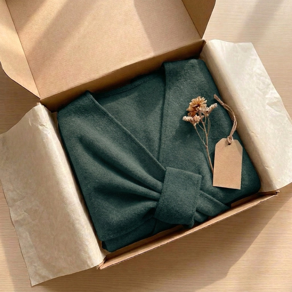 Eleganter Poncho-Schal
