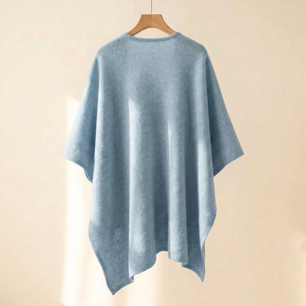 Eleganter Poncho-Schal