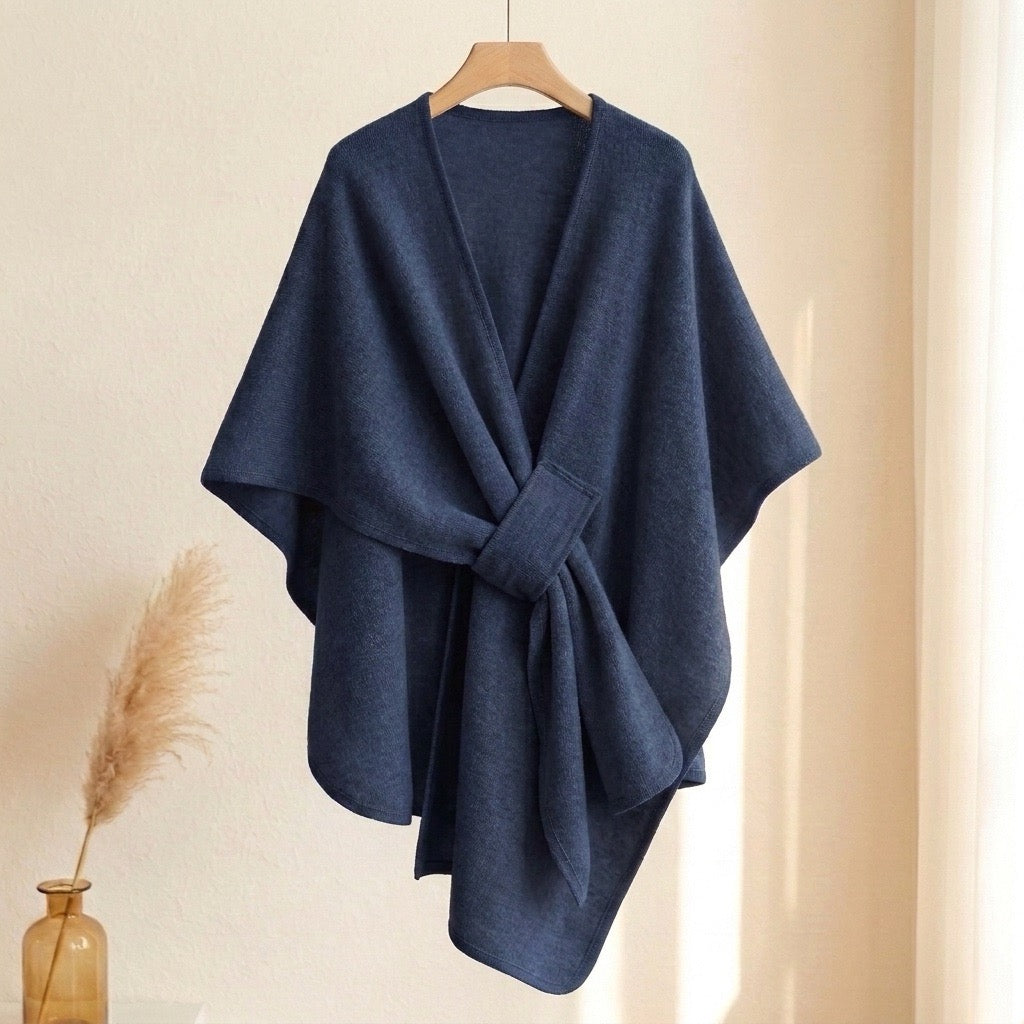 Eleganter Poncho-Schal