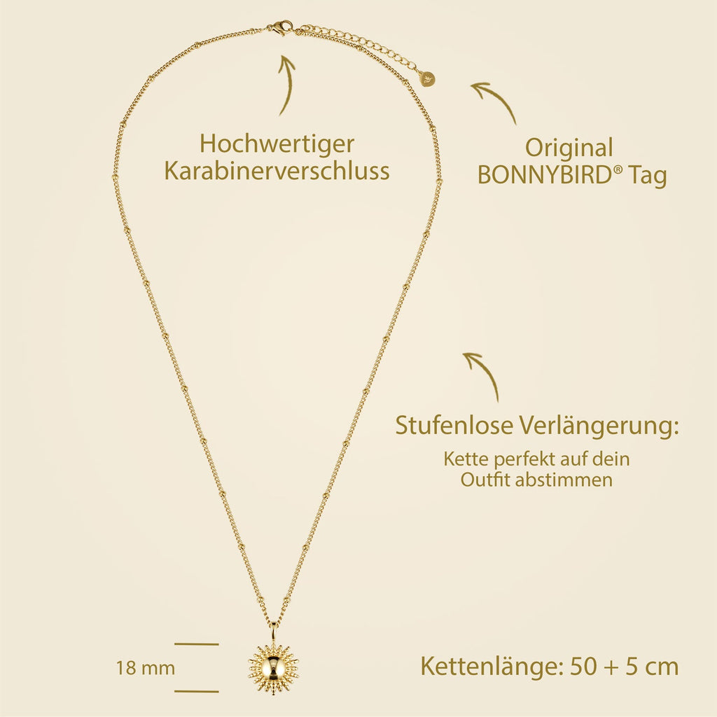 BonnySun ketting zon goud