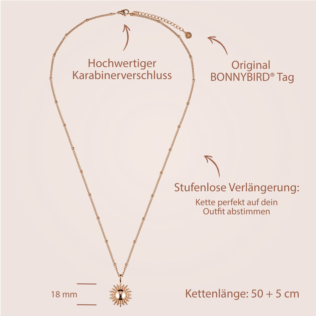 BonnySun ketting zonrosé goud