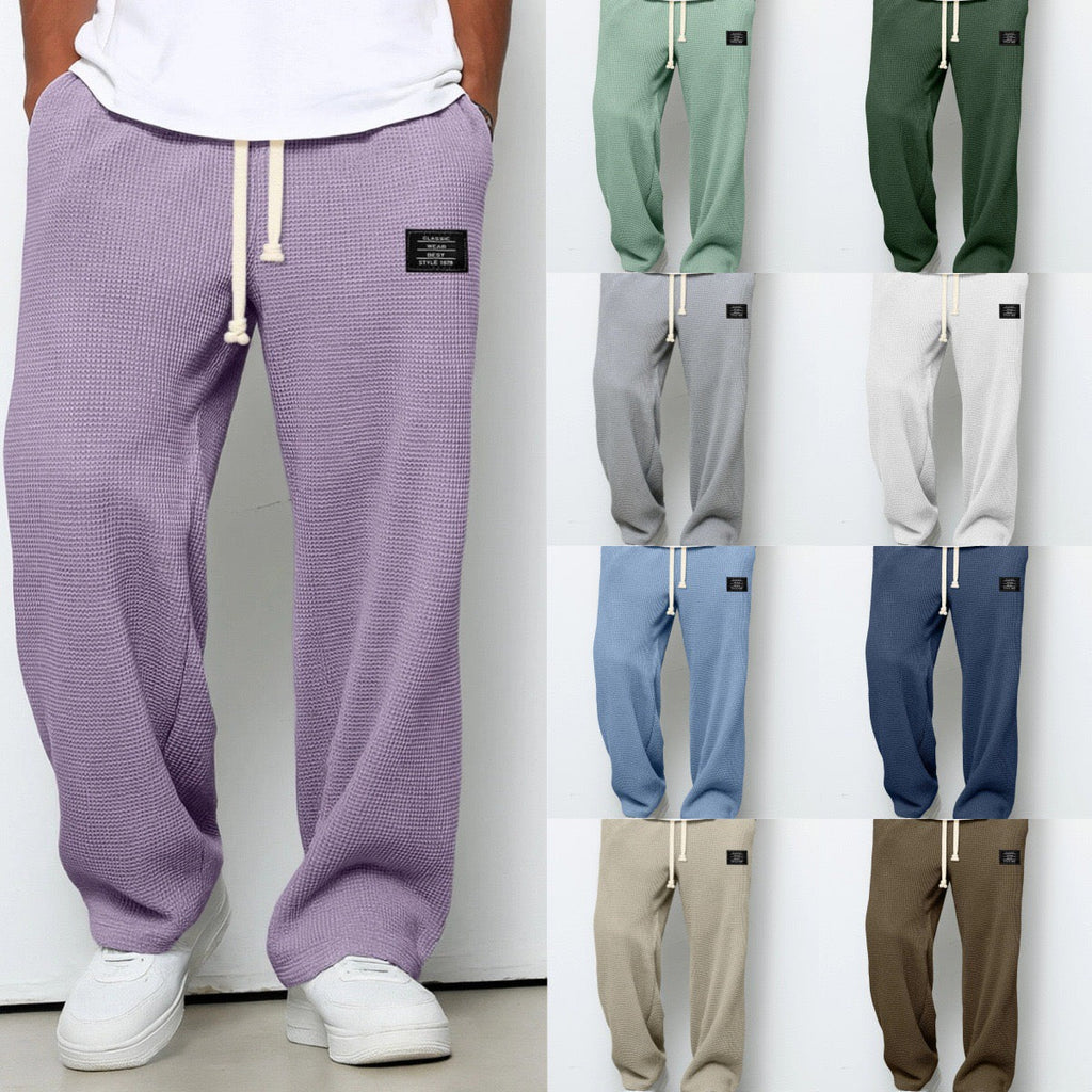 Alvaro™ | Elegante broek met structuurpatroon