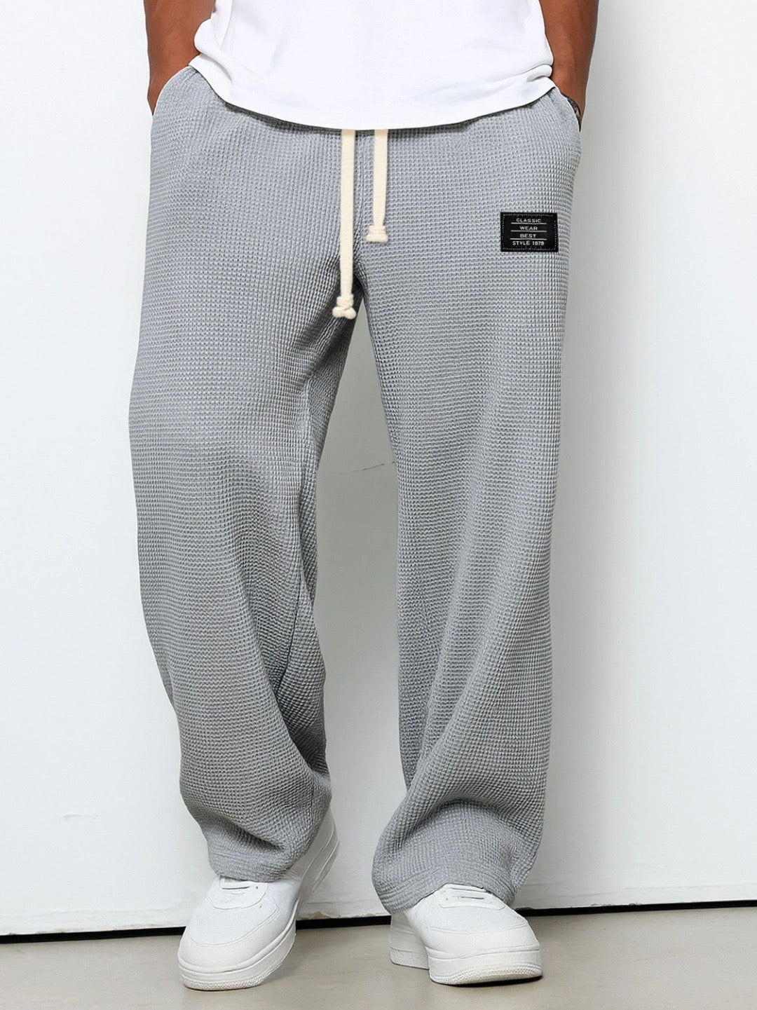 Alvaro™ | Elegante broek met structuurpatroon