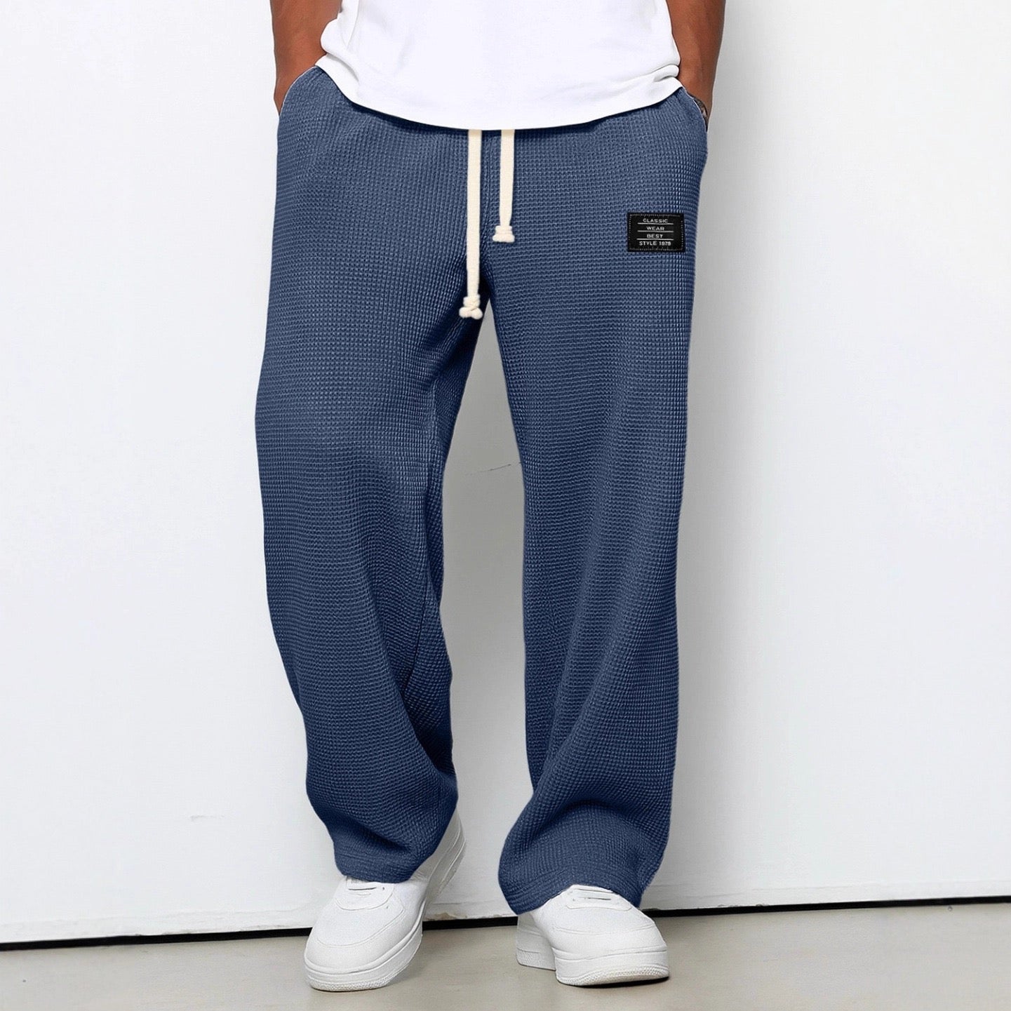 Alvaro™ | Elegante broek met structuurpatroon