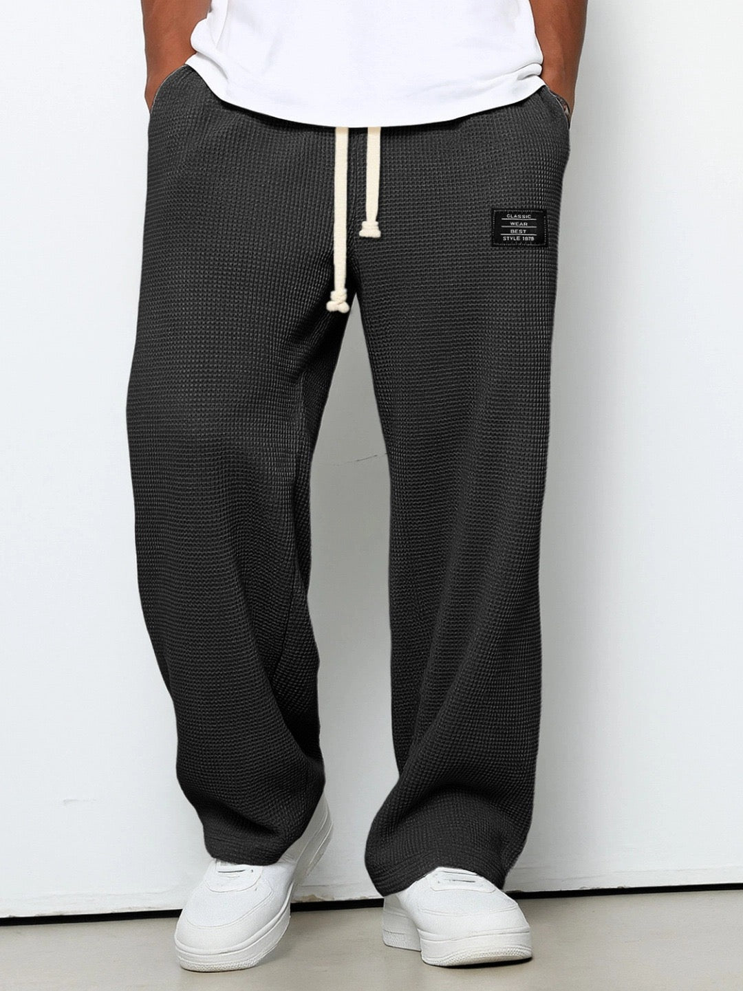 Alvaro™ | Elegante broek met structuurpatroon