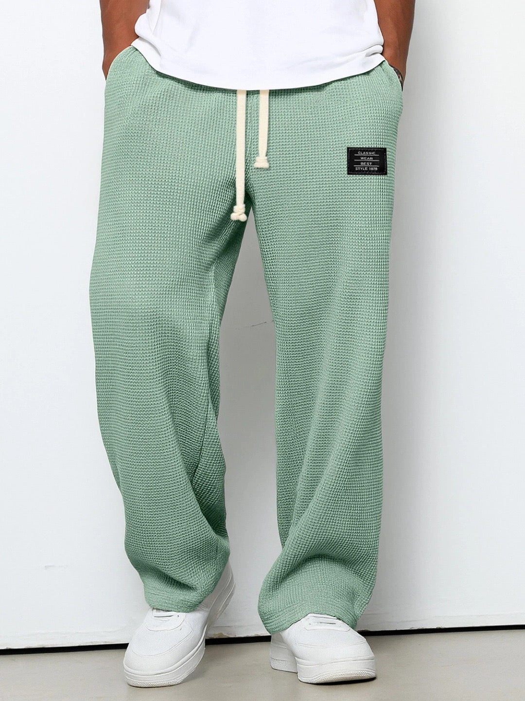Alvaro™ | Elegante broek met structuurpatroon