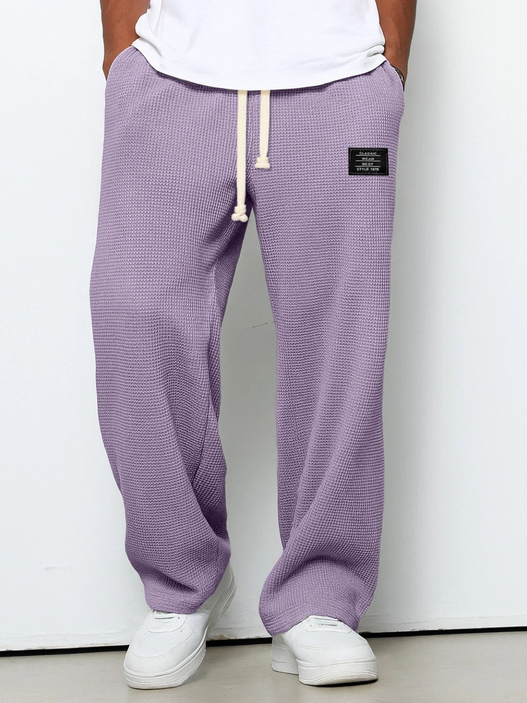 Alvaro™ | Elegante broek met structuurpatroon