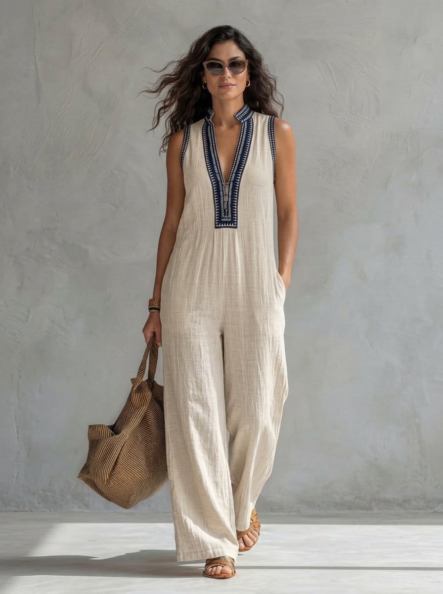 Guadalupe | Mouwloze damesmonokini met hoge hals