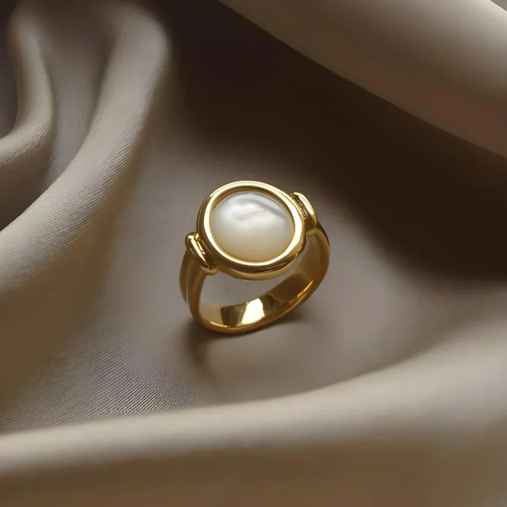 Voll-Perlen Statement-Ring