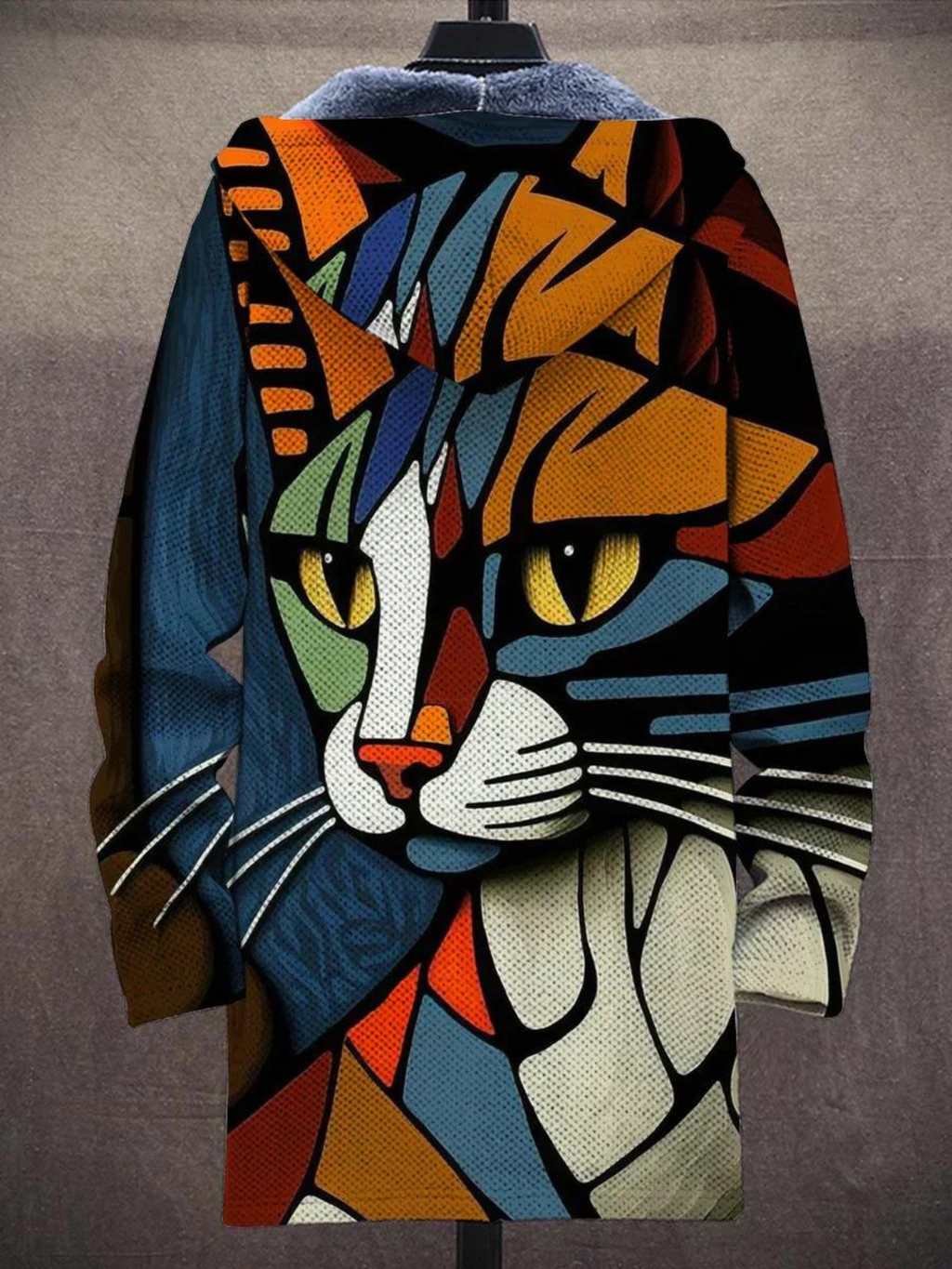 Jindalee™ - Luxe, op kunst geïnspireerde hoodie met rits