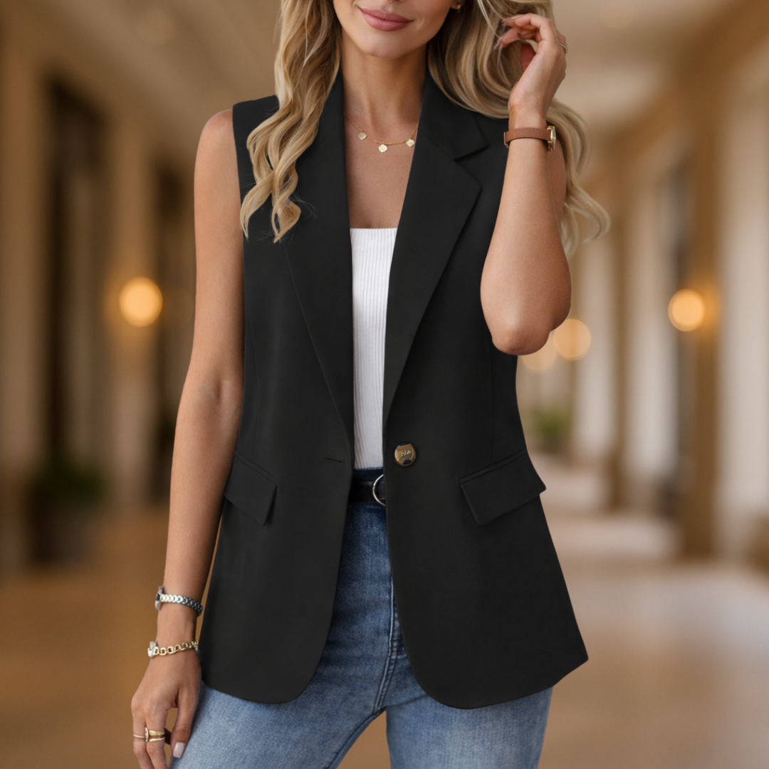 Celeste Elegant & Stijlvol klassiek damesblazervest