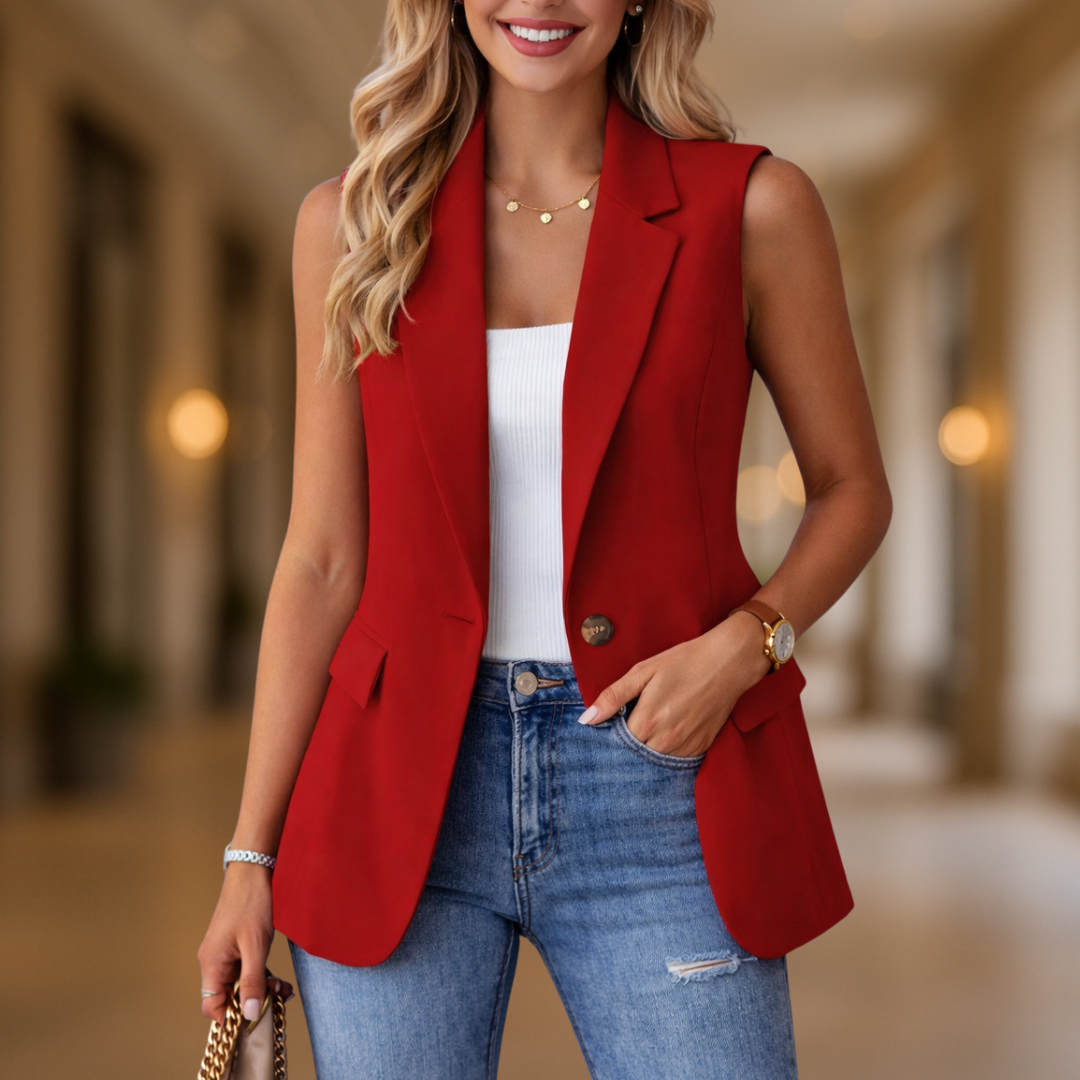 Celeste Elegant & Stijlvol klassiek damesblazervest