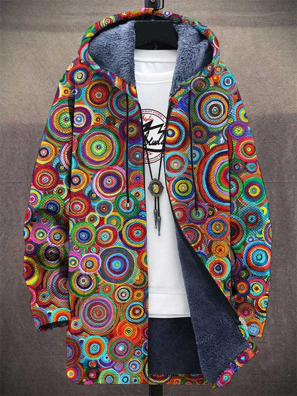 Karri™ - Luxe, op kunst geïnspireerde hoodie met rits