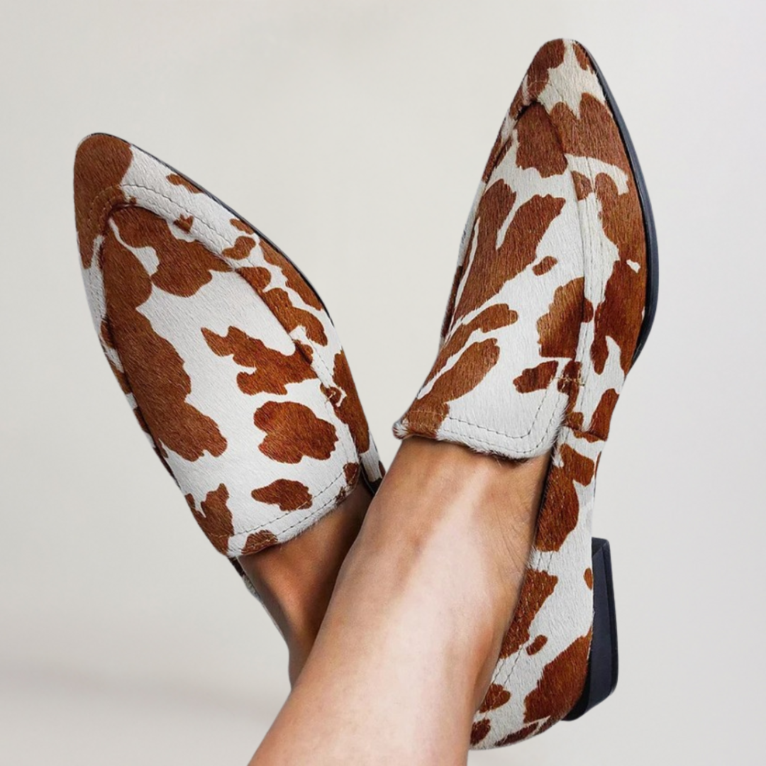 Leona | Elegante mocassins met platte hak